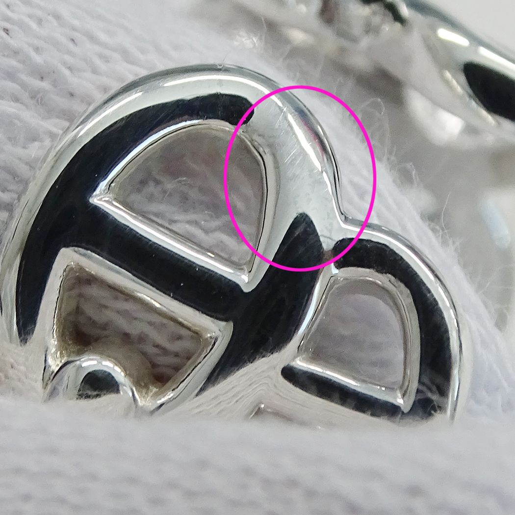 Hermes Ring Chaine D'ancre GM Silver 50 Polished — view 8