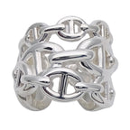 Hermes Ring Chaine D'ancre GM Silver 50 Polished — view 2