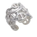 Hermes Ring Chaine D'ancre GM Silver 50 Polished