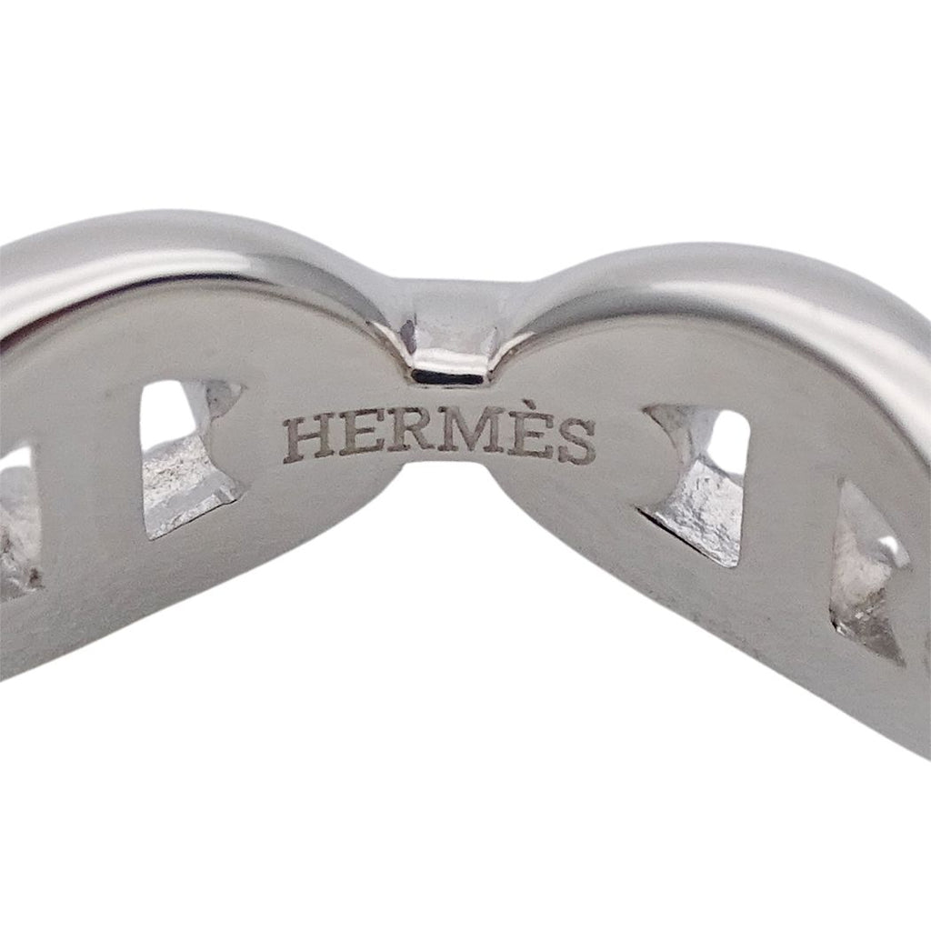 Hermes Ring Chaine D'ancre Silver 51 Polished — view 5