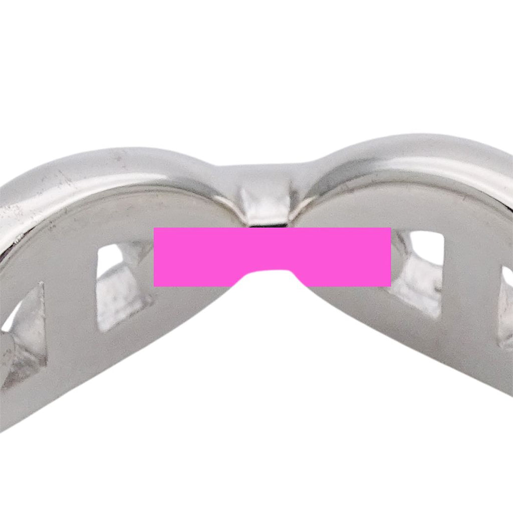 Hermes Ring Chaine D'ancre Silver 51 Polished — view 8