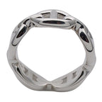 Hermes Ring Chaine D'ancre Silver 51 Polished — view 3