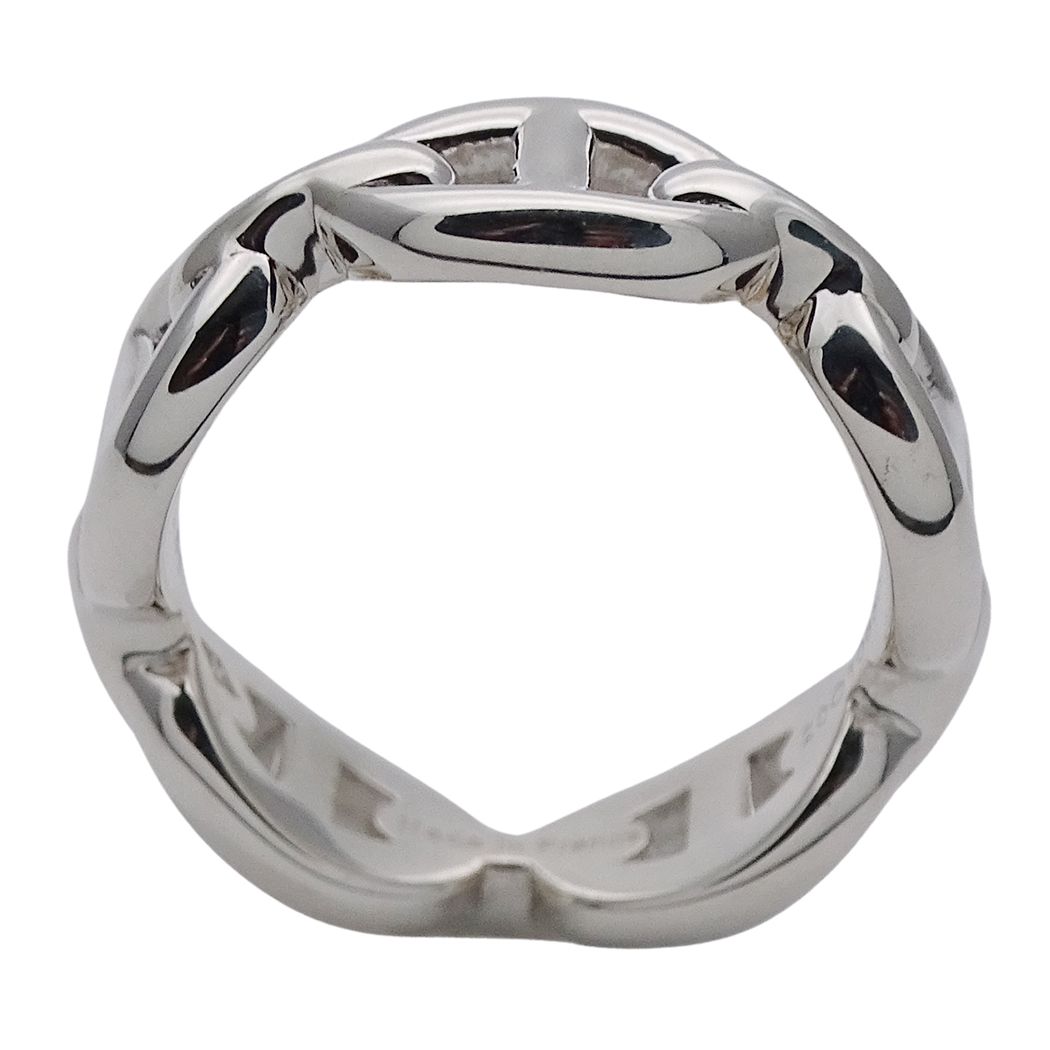 Hermes Ring Chaine D'ancre Silver 51 Polished — view 3