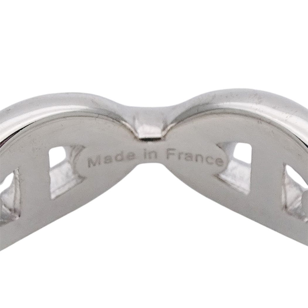 Hermes Ring Chaine D'ancre Silver 51 Polished — view 7