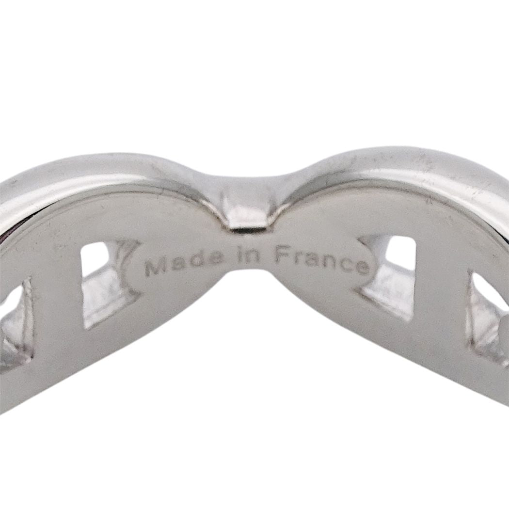 Hermes Ring Chaine D'ancre Silver 51 Polished — view 7