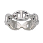 Hermes Ring Chaine D'ancre Silver 51 Polished — view 2