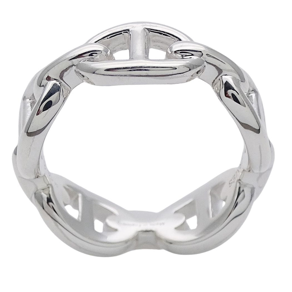 Hermes Ring Chaine D'ancre Silver 54 Polished — view 3