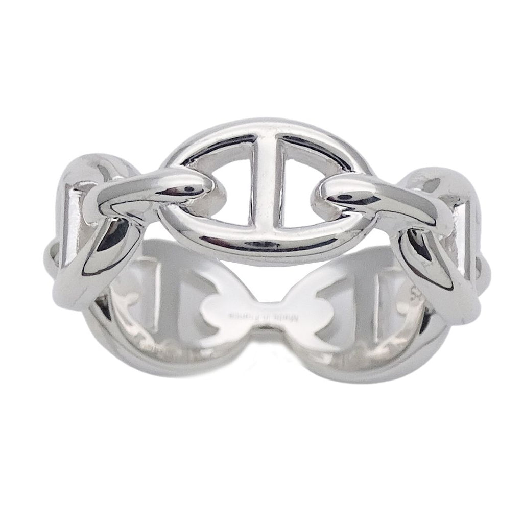 Hermes Ring Chaine D'ancre Silver 54 Polished — view 2