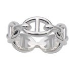 Hermes Ring Chaine D'ancre Silver 54 Polished — view 2