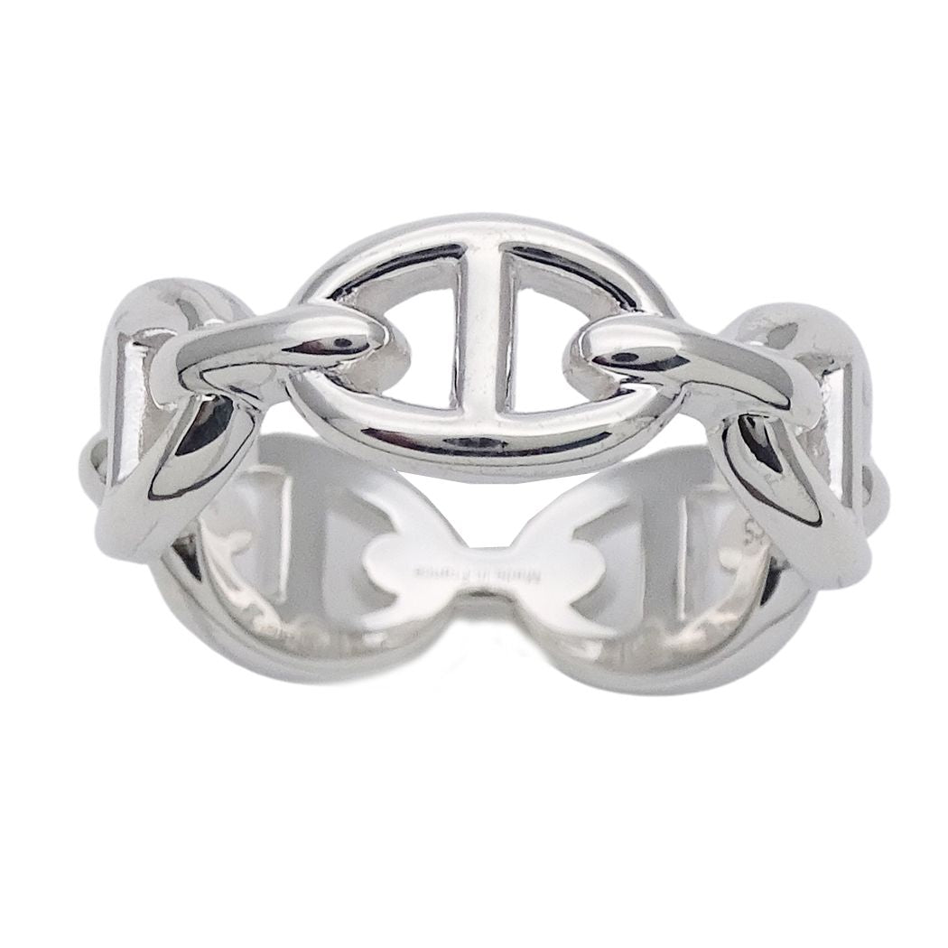 Hermes Ring Chaine D'ancre Silver 54 Polished — view 2