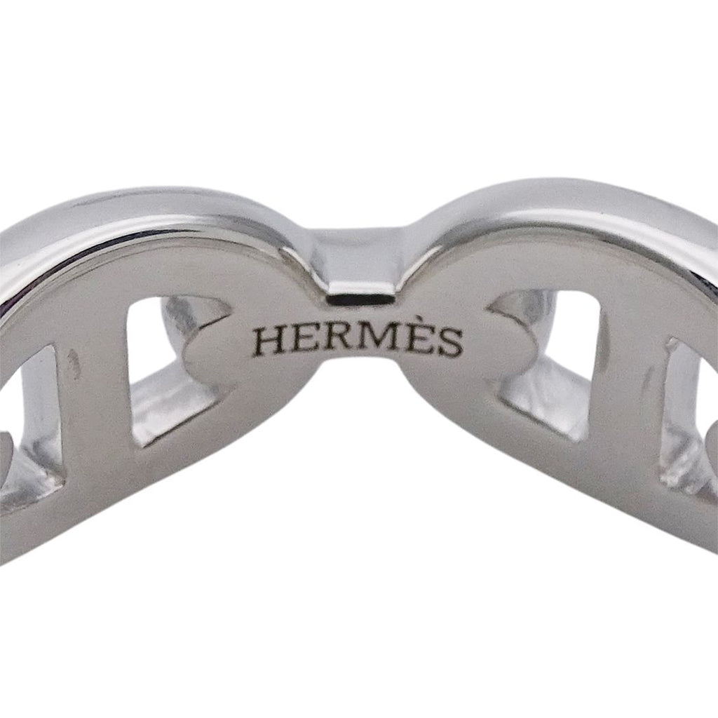 Hermes Ring Chaine D'ancre Silver 54 Polished — view 5