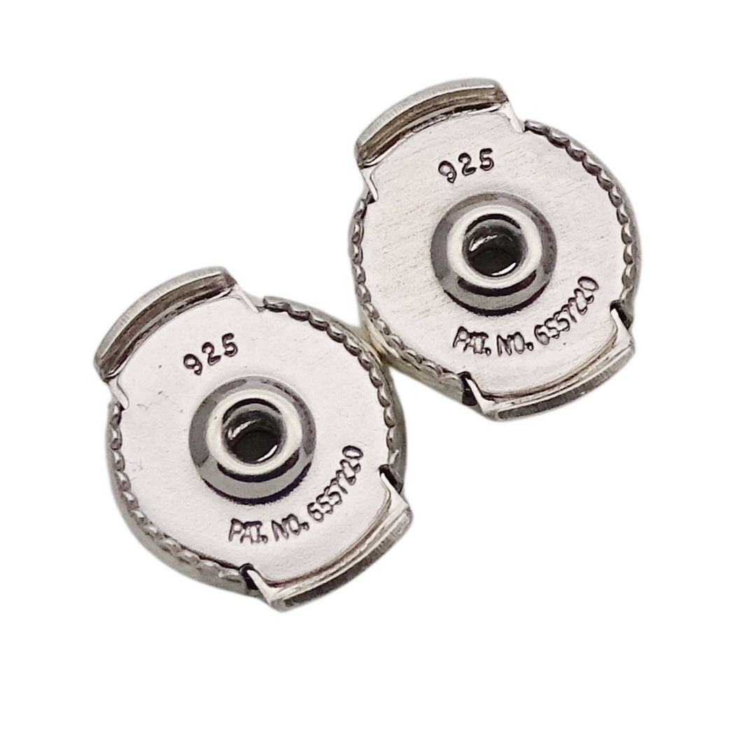 Hermes Earrings Chaine D'ancre Silver Polished — view 6