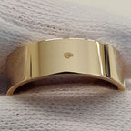 Hermes Ring 18k Gold Diamond D'ancre PM Pink 51 Issue Polished — view 7
