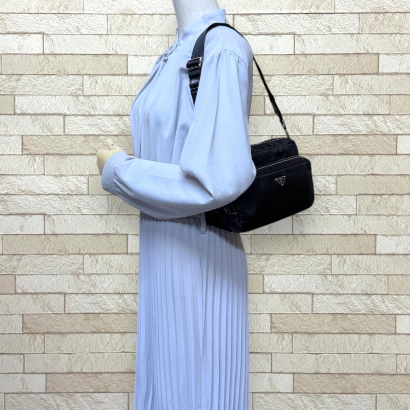 Prada Shoulder Bag Nylon Black — view 2