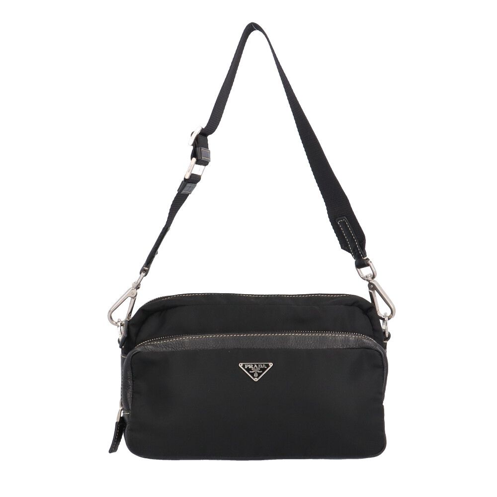 Prada Shoulder Bag Nylon Black