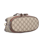 Gucci GG Rubaguet Odia Shoulder Bag Split Canvas Beige — view 5