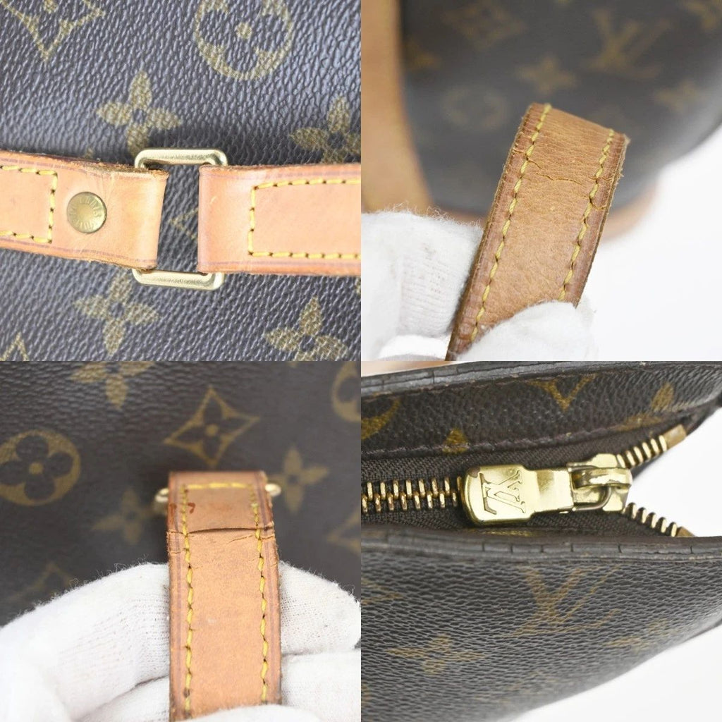 Louis Vuitton Shoulder Bag Monogram Leather — view 8