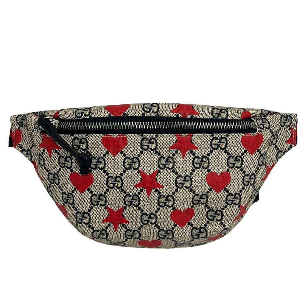 Gucci Waist Pouch GG Plus Supreme Children's Belt Bag Beige Dark Navy Red Star