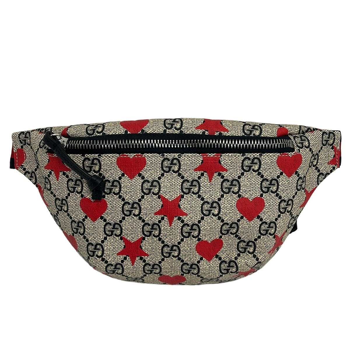 Gucci Waist Pouch GG Plus Supreme Children's Belt Bag Beige Dark Navy Red Star
