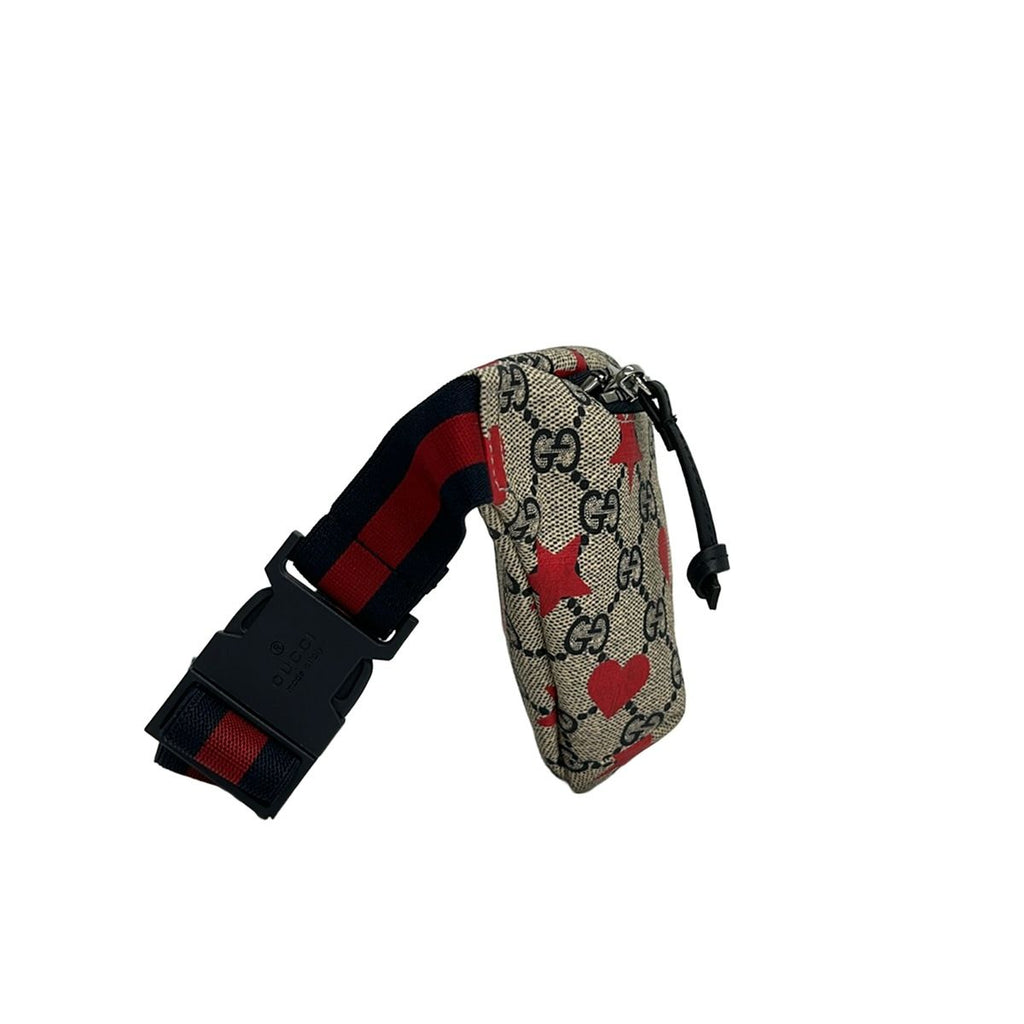 Gucci Waist Pouch GG Plus Supreme Children's Belt Bag Beige Dark Navy Red Star — view 4