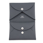 Hermes Coin Case Calvi Duo Ardoise Silver Epsom — view 4