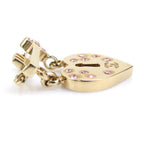 Chanel Brooch Heart Lock & — view 2