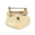 Chanel Brooch Heart Lock & — view 5