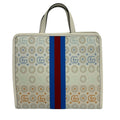 Gucci Tote Children's GG Print Ivory Blue Multi Leather