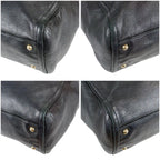 Gucci Soho Leather Tote Tassel Charm GG Black — view 5