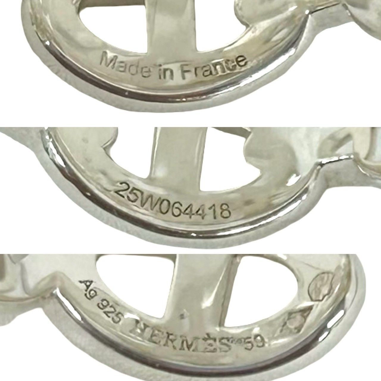 Hermes Chaine D'ancre GM Ring 925 Sterling Silver — view 3
