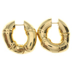 Gucci Bamboo Hoop Earrings Gold — view 3