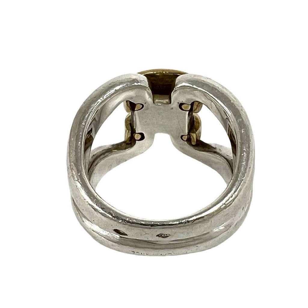 Hermes History Ring 925 Sterling Silver Gold — view 6