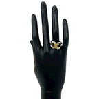 Hermes History Ring 925 Sterling Silver Gold — view 2