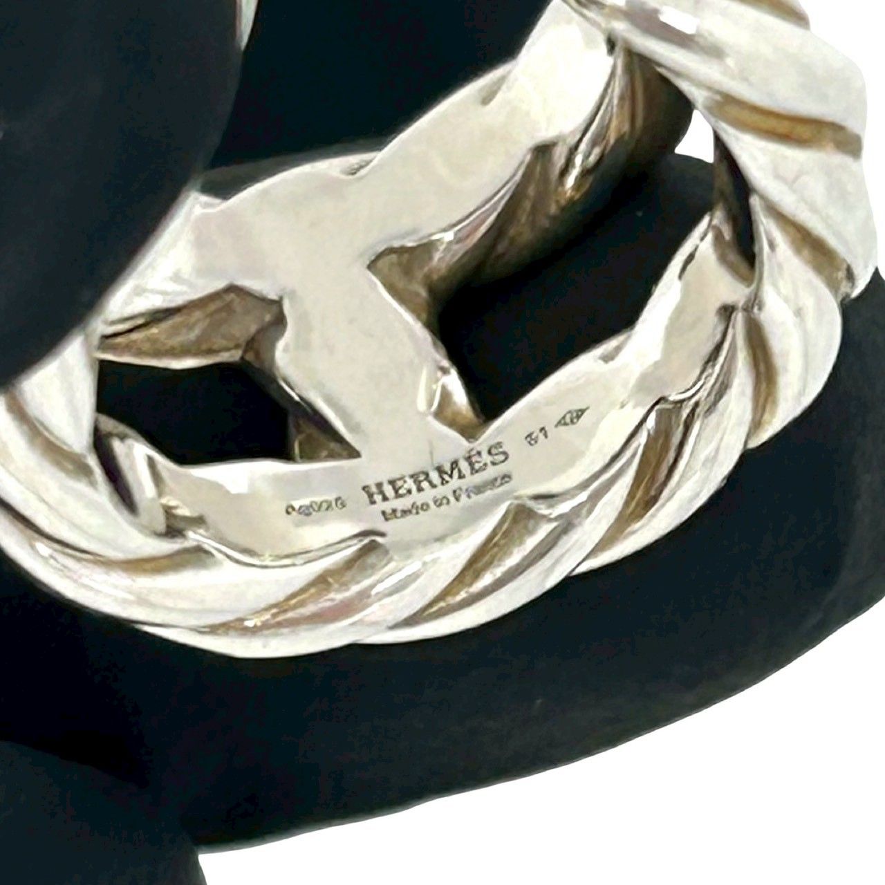 Hermes Area Ring 925 Sterling Silver — view 3
