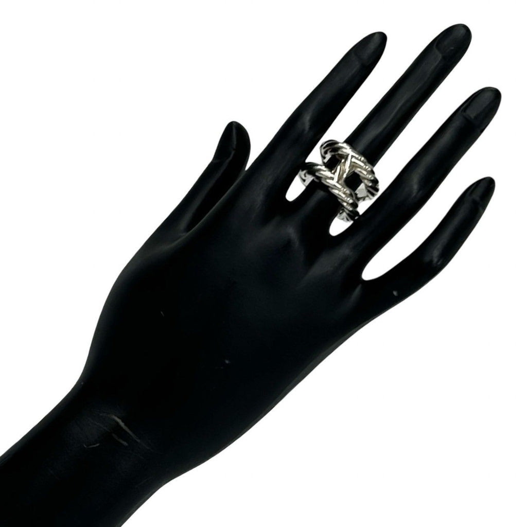 Hermes Area Ring 925 Sterling Silver — view 2