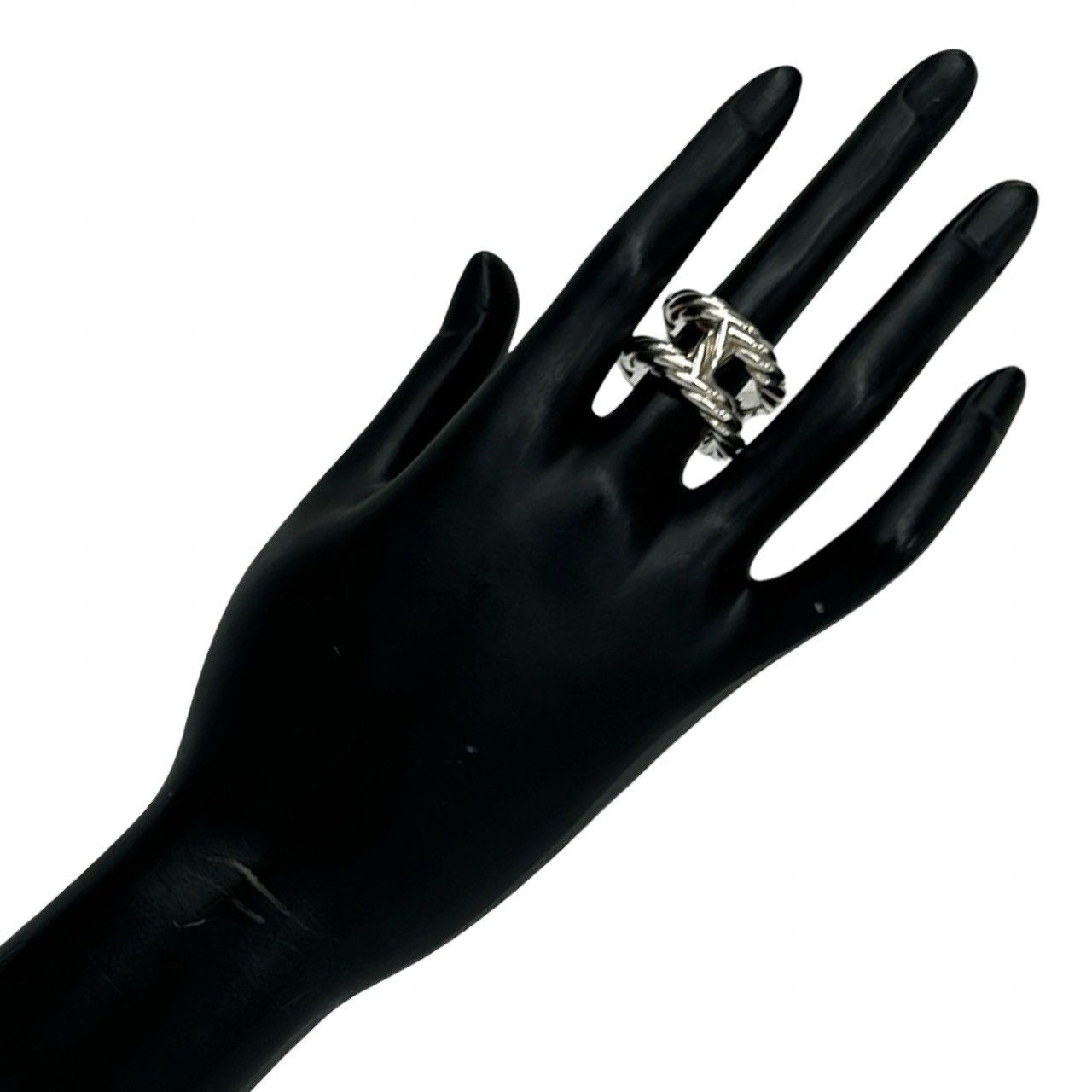 Hermes Area Ring 925 Sterling Silver — view 2