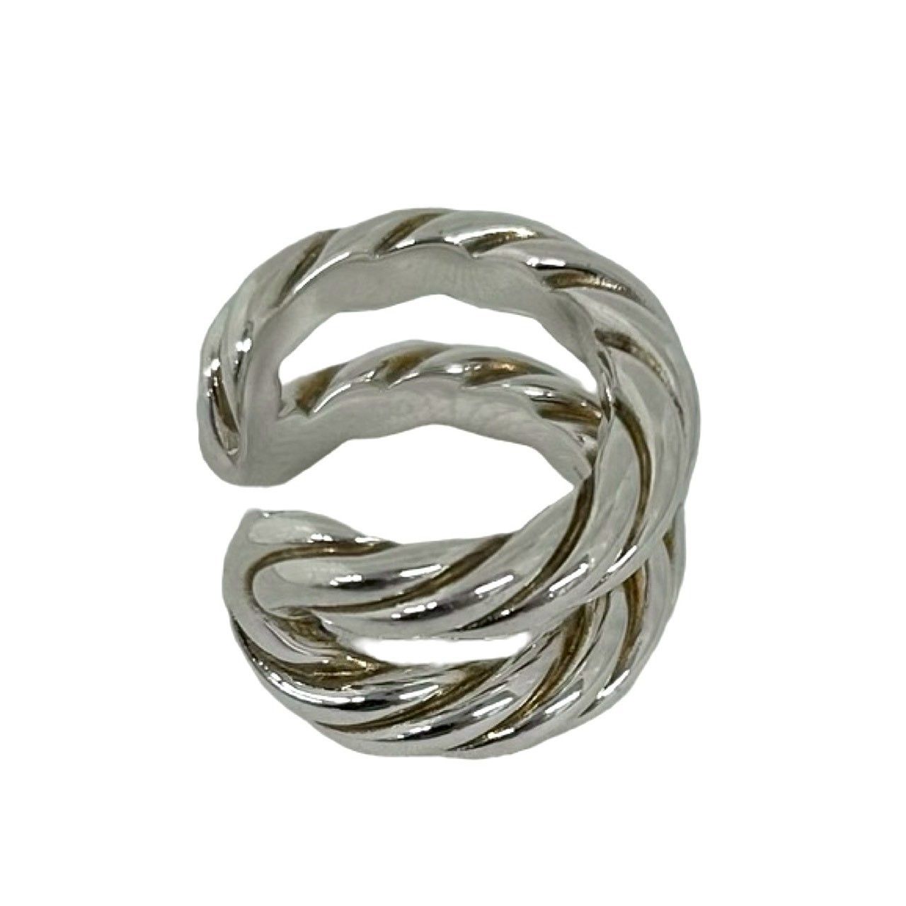 Hermes Area Ring 925 Sterling Silver — view 5