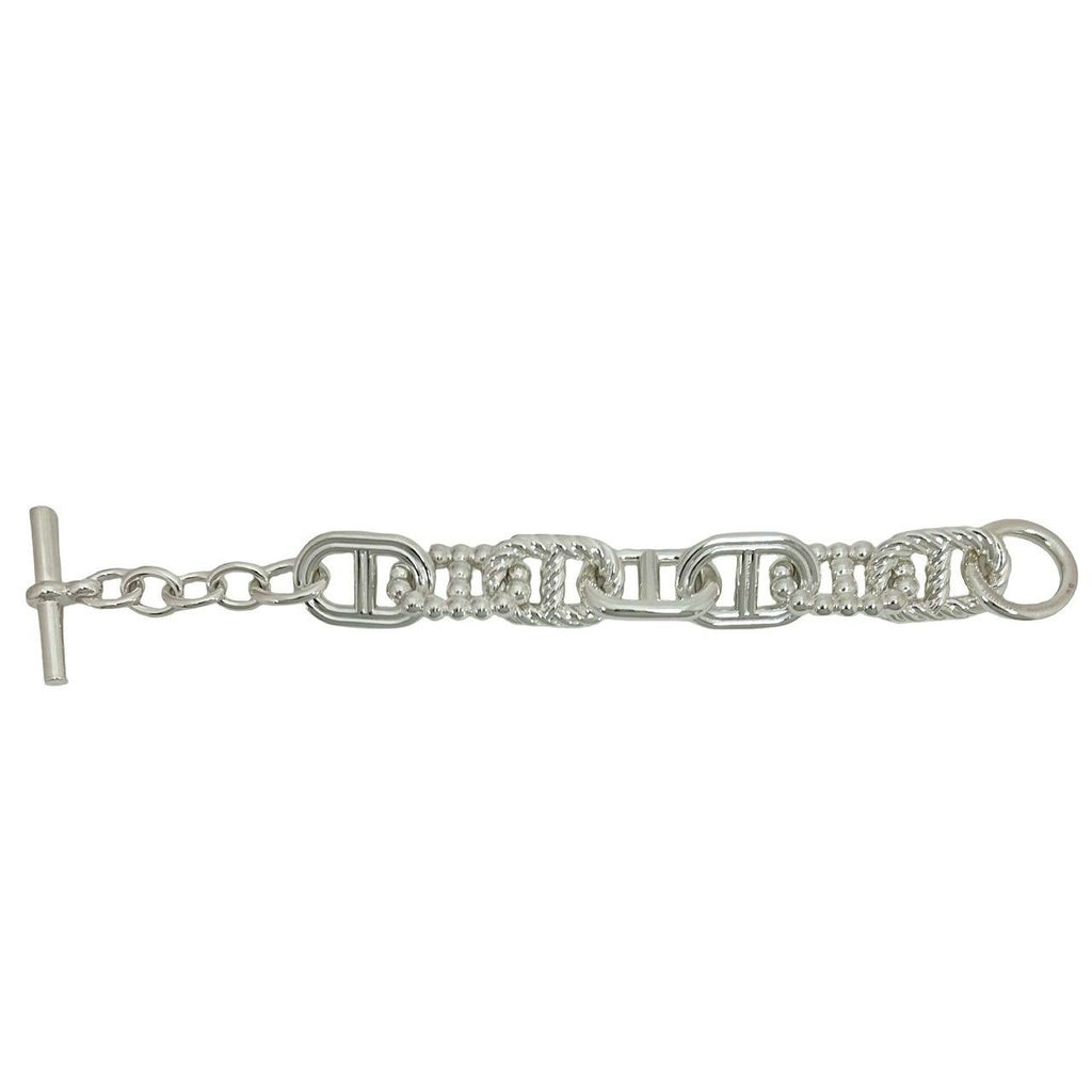Hermes Chaine D'ancre Alea 2 Bracelet 925 Sterling Silver — view 5