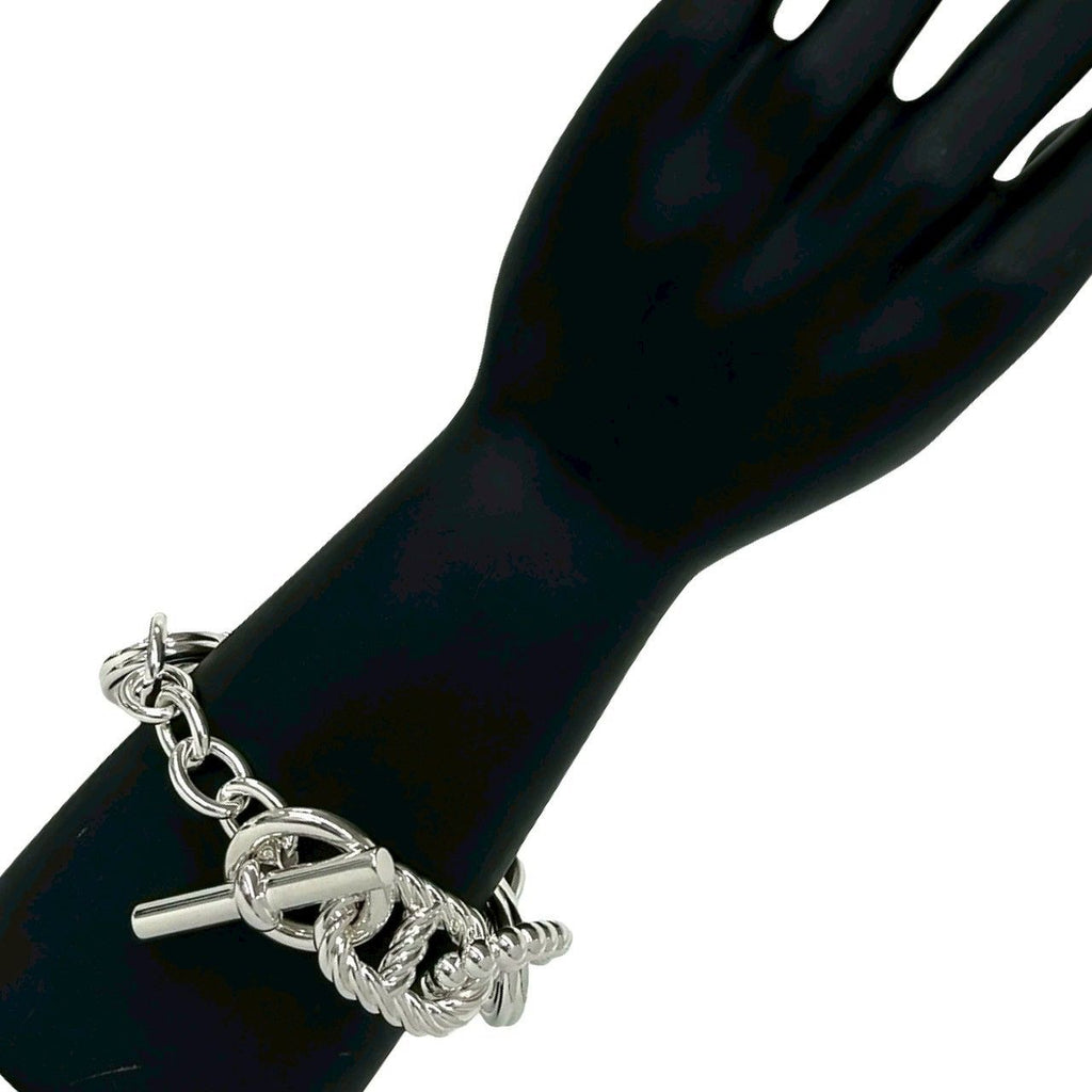 Hermes Chaine D'ancre Alea 2 Bracelet 925 Sterling Silver — view 2