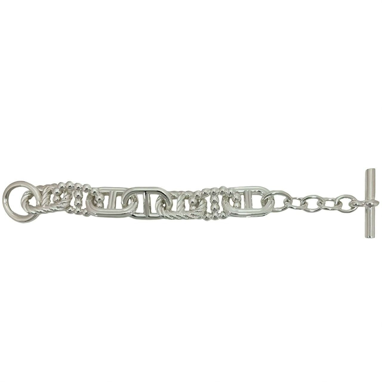 Hermes Chaine D'ancre Alea 2 Bracelet 925 Sterling Silver — view 6
