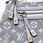 Louis Vuitton Monogram Mini Lin Mini Pochette Accessoires Plantine Handbag Gray — view 7