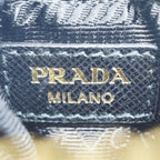 Prada Re-Nylon Edition Shoulder Bag Black Gold — view 6