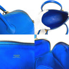 Hermes Handbag Bolide 31 Epsom Blue — view 8