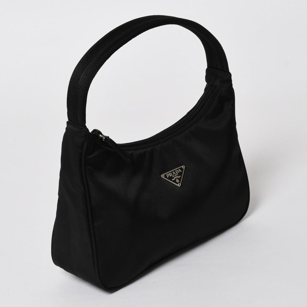 Prada Hobo Handbag Nylon Black — view 3