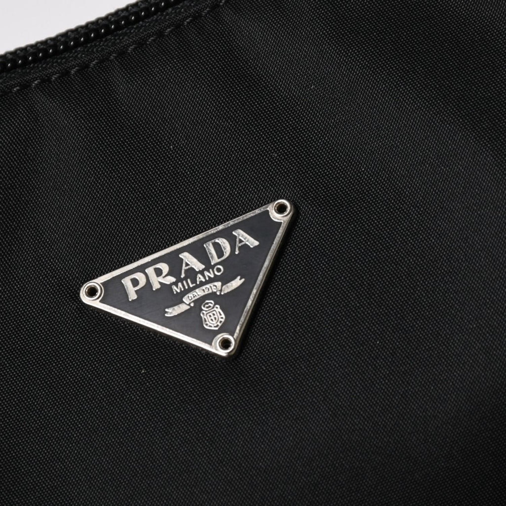 Prada Hobo Handbag Nylon Black — view 6