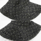 Louis Vuitton Chapeau Monogram Denim Hat Black L Cotton — view 8