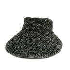 Louis Vuitton Chapeau Monogram Denim Hat Black L Cotton
