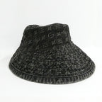 Louis Vuitton Chapeau Monogram Denim Hat Black L Cotton — view 2