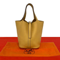 Hermes Picotin PM with Taurillon Clemence Leather Handbag Mini Tote Joane