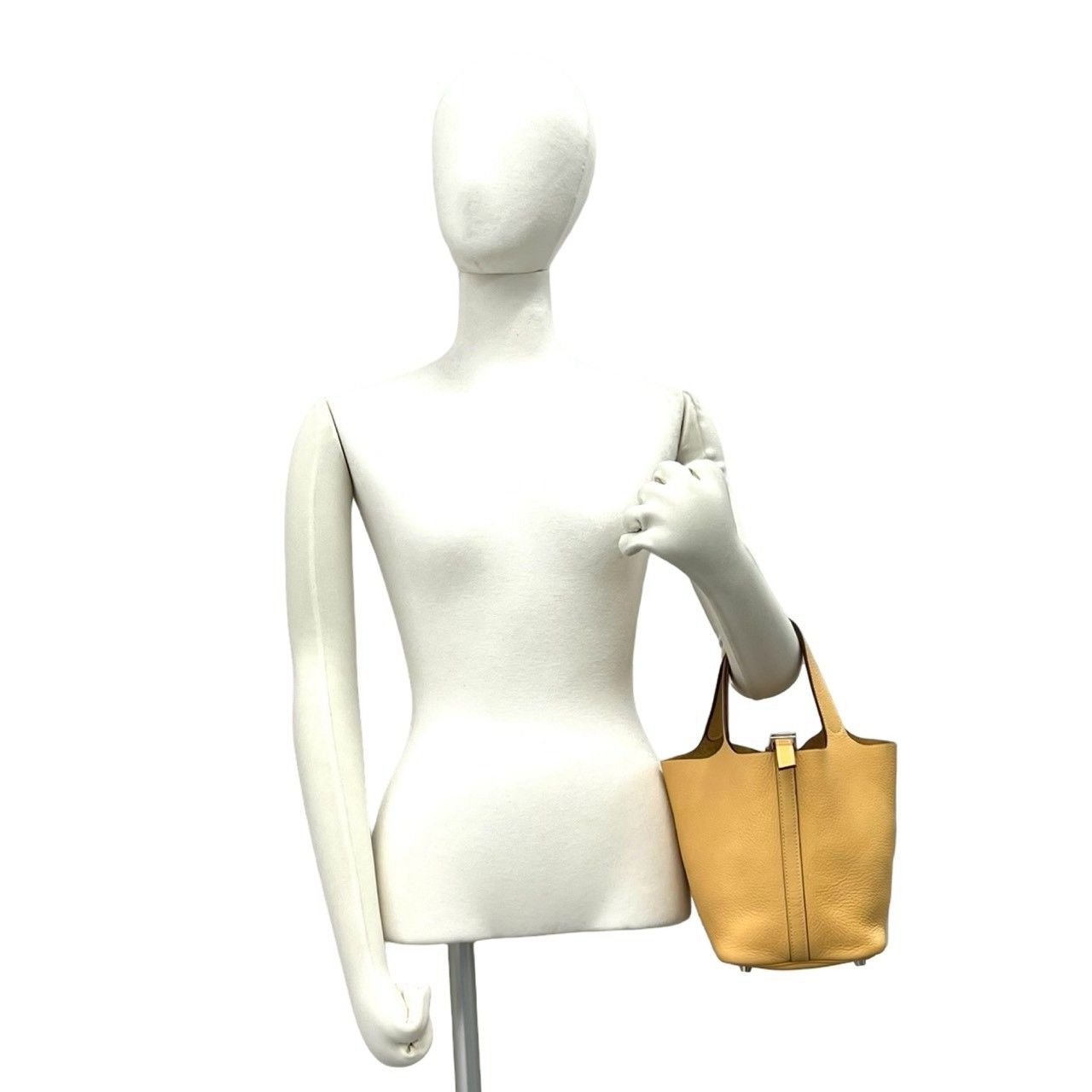 Hermes Picotin PM with Taurillon Clemence Leather Handbag Mini Tote Joane — view 2